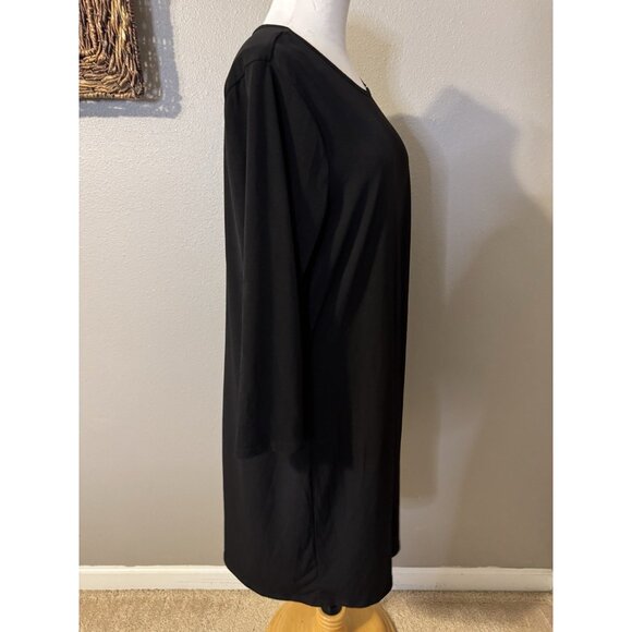 Michael Kors Dress XL Extra Large Black Stretch Jersey Career Church Washable - Picture 8 of 11